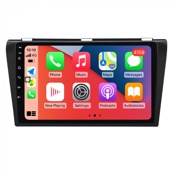 Navigatie Mazda 3 din 2003 - 2010, 8GB RAM si 128GB ROM, Ecran QLED 9 inch, Android 14, Procesor Octacore, Slot sim 4G, Sunet DSP, Wireless Carplay si Android Auto, Camera Marsarier [5]