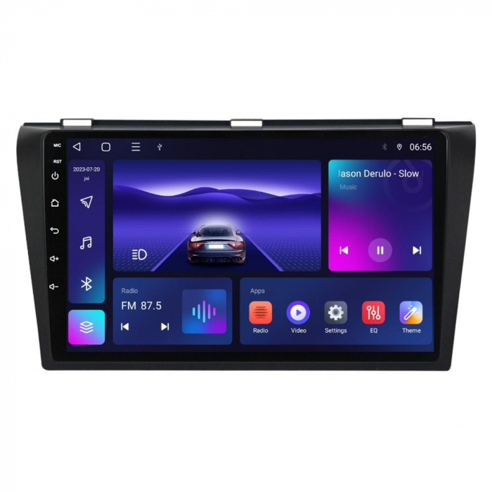Navigatie Mazda 3 din 2003-2010 Android 14 , 4GB RAM , Procesor Quad Core , Wireless Carplay si Android auto , Display HD Touchscreen, Wi-Fi , Bluetooth, USB [1]