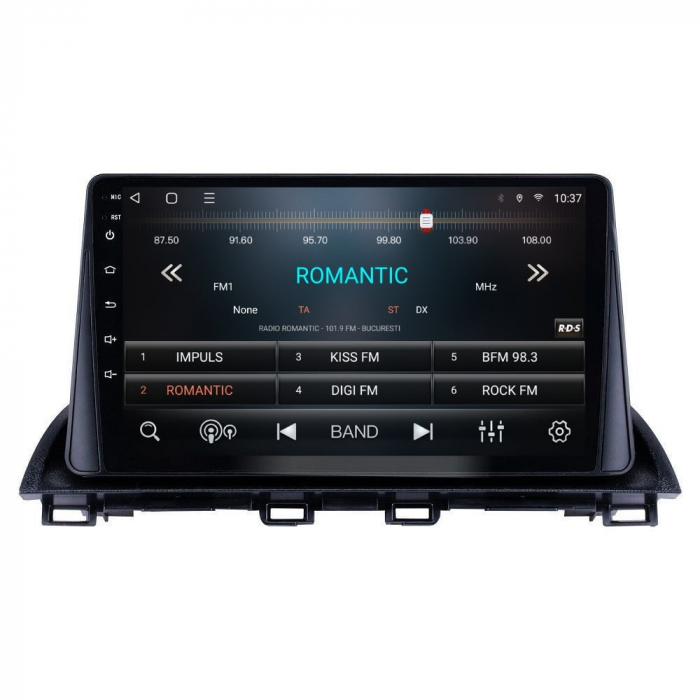 Navigatie Mazda 3 din 2013-2019 Android 14 , 4GB RAM , Procesor Quad Core , Wireless Carplay si Android auto , Display HD Touchscreen, Wi-Fi , Bluetooth, USB [3]