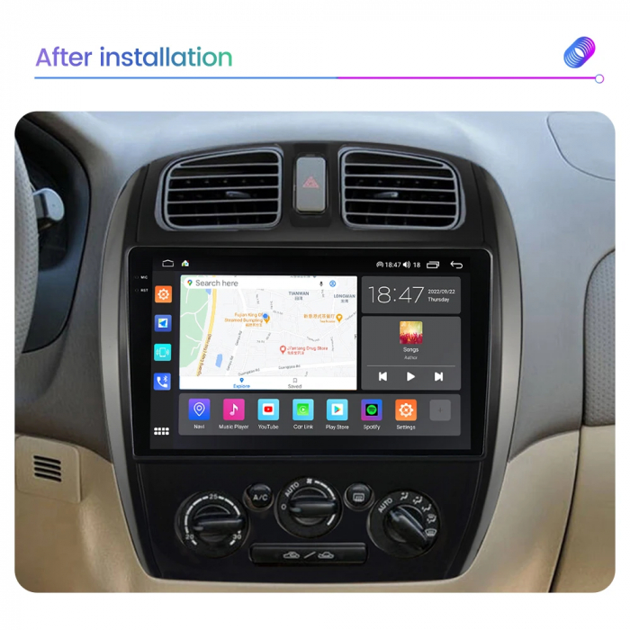 Navigatie Mazda 323 Rezolutie 2K , 4GB RAM+64GB ROM QLED [3]