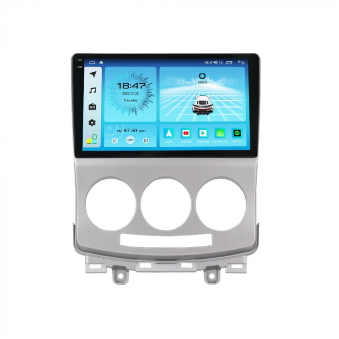 Navigatie Mazda 5 din 2005-2010, Rezolutie 2K, Display QLED 9.5 inch, 4GB RAM si 64GB ROM, Android, Procesor Octacore, Slot sim 4G, Sunet DSP, Wireless Carplay si Android Auto, Camera Marsarier, USB, [3]