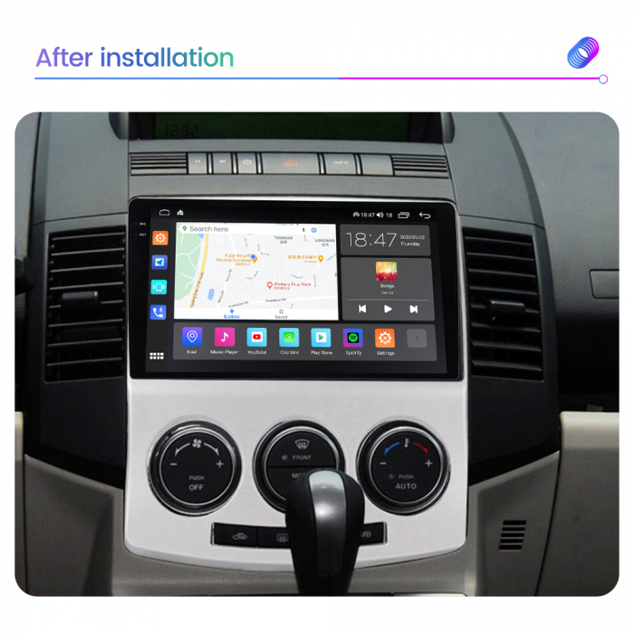 Navigatie Mazda 5 din 2005-2010, Rezolutie 2K, Ecran QLED 9.5 inch, 8GB RAM si 128GB ROM, Android, Procesor Octacore, Slot sim 4G, Sunet DSP, Wireless Carplay si Android Auto [3]