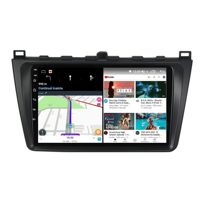 Navigatie Mazda 6 ( 2008 - 2014 ) , 4GB RAM si 64GB ROM, Ecran QLED 9 inch, Android 14, Procesor Octacore, Slot sim 4G, Sunet DSP, Wireless Carplay si Android Auto, Camera Marsarier [2]