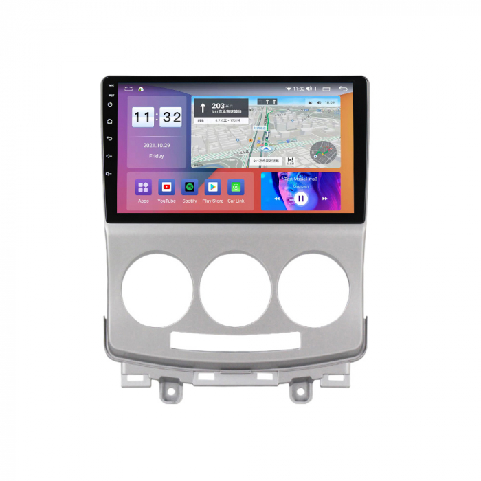 Navigatie Mazda 6 din 2002-2009,  Android 14 , 4GB RAM, Octacore, Slot Sim 4G, DSP, GPS, Wi-FI, Carplay, Android Auto, USB, Bluetooth, Waze, Touchscreen, 9 inch [3]