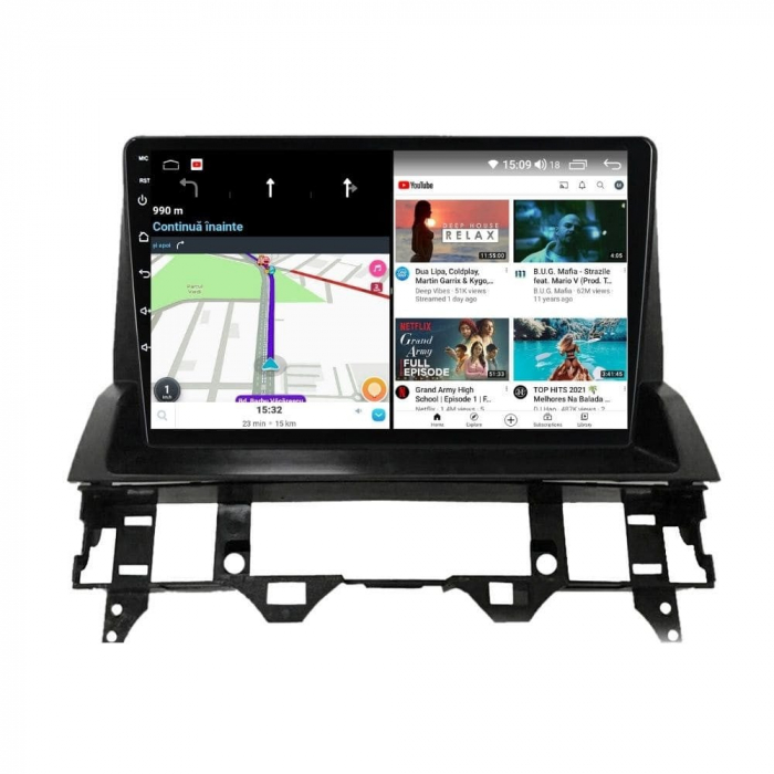 Navigatie Mazda 6 din 2002-2009 Android 14 , 4GB RAM , Procesor Quad Core , Wireless Carplay si Android auto , Display HD Touchscreen, Wi-Fi , Bluetooth, USB [4]