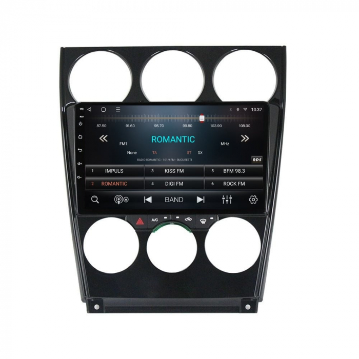 Navigatie Mazda 6 din 2004-2015 Android 14 , 4GB RAM , Procesor Quad Core , Wireless Carplay si Android auto , Display HD Touchscreen, Wi-Fi , Bluetooth, USB [3]