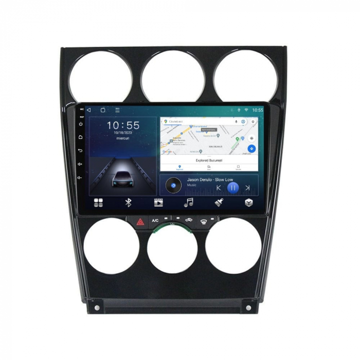 Navigatie Mazda 6 din 2004-2015 Android 14 , 4GB RAM , Procesor Quad Core , Wireless Carplay si Android auto , Display HD Touchscreen, Wi-Fi , Bluetooth, USB [2]