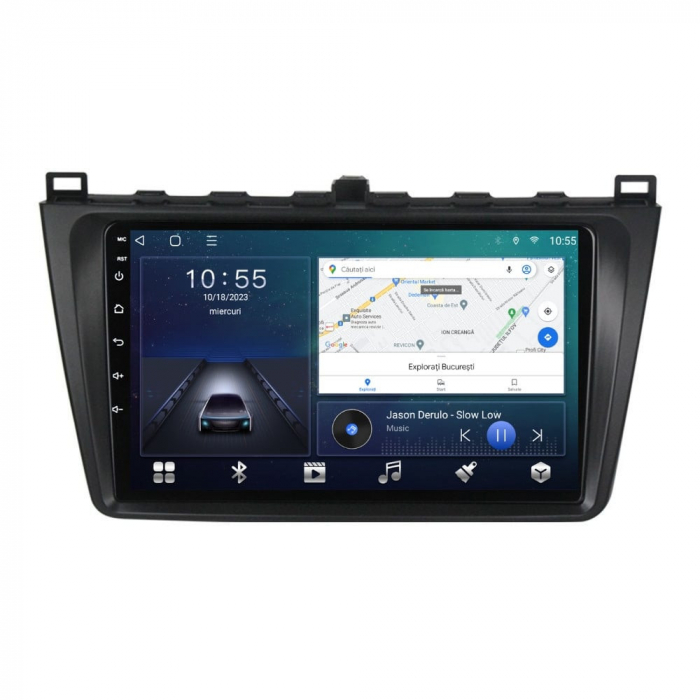Navigatie Mazda 6 din 2008-2014 Android 14 , 4GB RAM , Procesor Quad Core , Wireless Carplay si Android auto , Display HD Touchscreen, Wi-Fi , Bluetooth, USB [2]