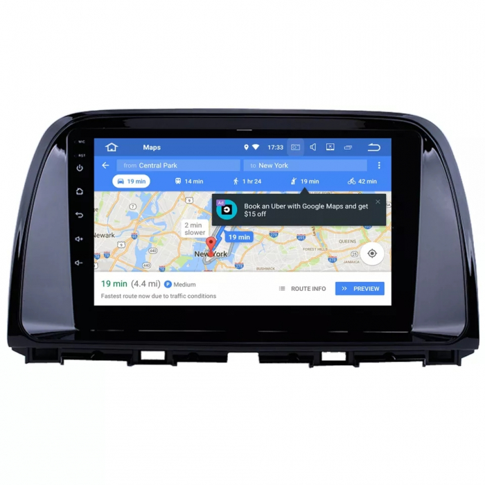 Navigatie Mazda 6 din 2012 - 2017, 4GB RAM si 64GB ROM, Ecran QLED 9 inch, Android 14, Procesor Octacore, Slot sim 4G, Sunet DSP, Wireless Carplay si Android Auto, Camera Marsarier [6]