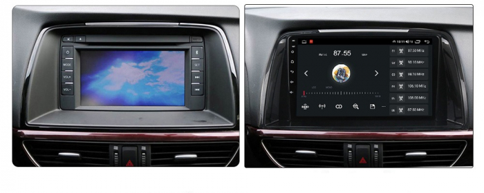 Navigatie Mazda 6 din 2012-2017,  Android 14 , 4GB RAM, Octacore, Slot Sim 4G, DSP, GPS, Wi-FI, Carplay, Android Auto, USB, Bluetooth, Waze, Touchscreen, 9 inch [4]