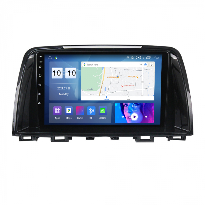 Navigatie Mazda 6 din 2012-2017,  Android 14 , 4GB RAM, Octacore, Slot Sim 4G, DSP, GPS, Wi-FI, Carplay, Android Auto, USB, Bluetooth, Waze, Touchscreen, 9 inch [3]