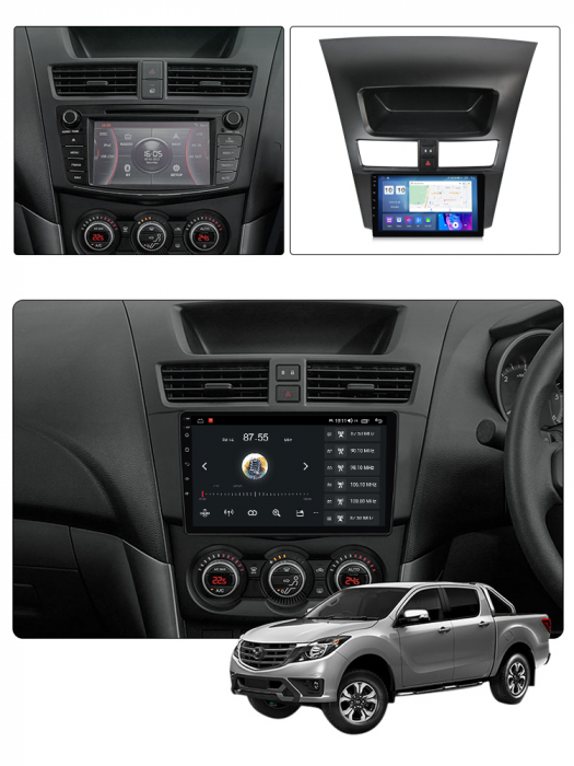 Navigatie Mazda BT50 2011-2020 Android 14 , 2GB RAM QLED Carplay [3]