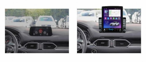 Navigatie Mazda CX-5 din 2017 -2022,  Ecran TESLA 9.7 inch, 8 GB RAM si 128 GB ROM, Android 15, Slot Sim 4G, Procesor Octa Core, Carplay Wireless si Android auto, Procesor Sunet Digital DSP [2]
