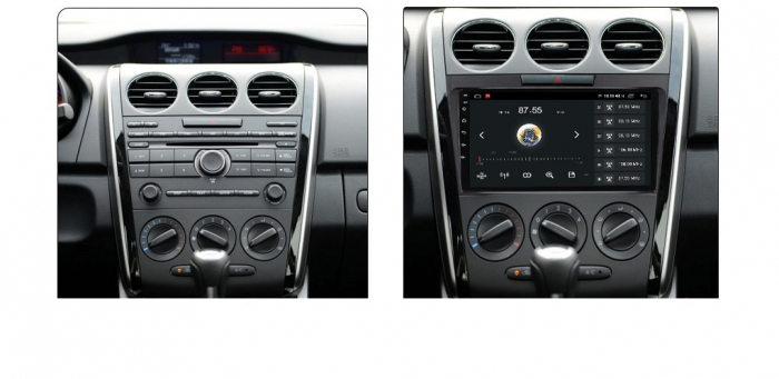 Navigatie Mazda CX 7 ( 2008-2015 ) 4 GB RAM si 64 GB ROM, Slot Sim 4G, Procesor Octa Core, Carplay, Sunet DSP, Android, Aplicatii, Usb, Wi Fi, Bluetooth [3]