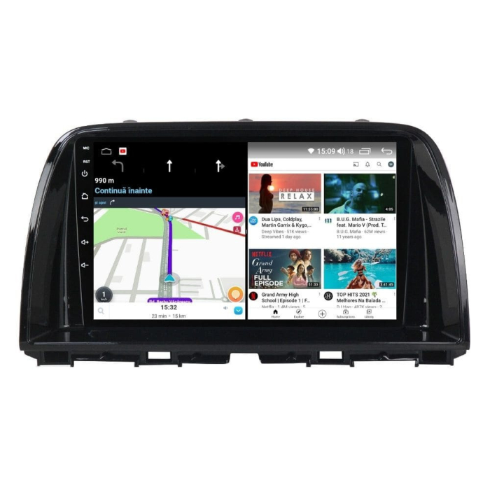 Navigatie Mazda CX5 din 2011-2017 , Android 14 , 4GB RAM , Procesor Quad Core , Wireless Carplay si Android auto , Display HD Touchscreen, Wi-Fi , Bluetooth, USB [3]