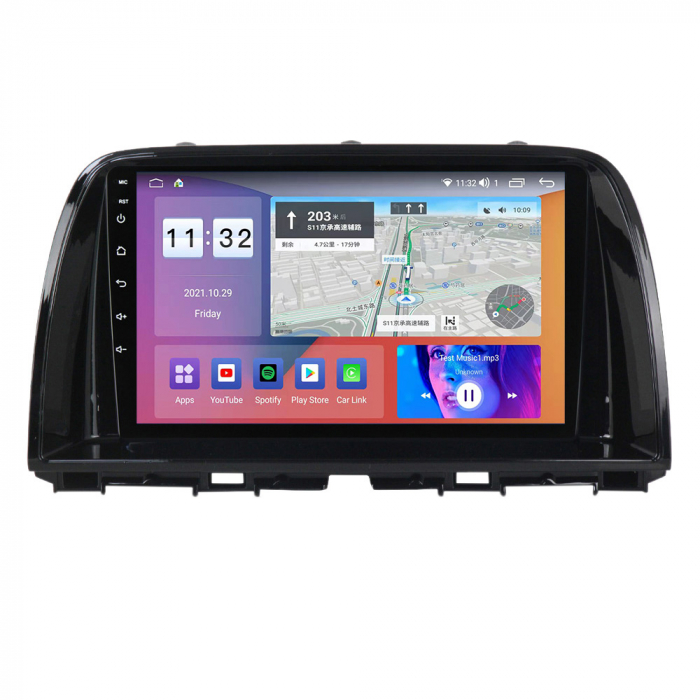Navigatie Mazda CX5 din 2011 - 2017, 8GB RAM si 128GB ROM, Ecran QLED 9 inch, Android 14, Procesor Octacore, Slot sim 4G, Sunet DSP, Wireless Carplay si Android Auto, Camera Marsarier [3]
