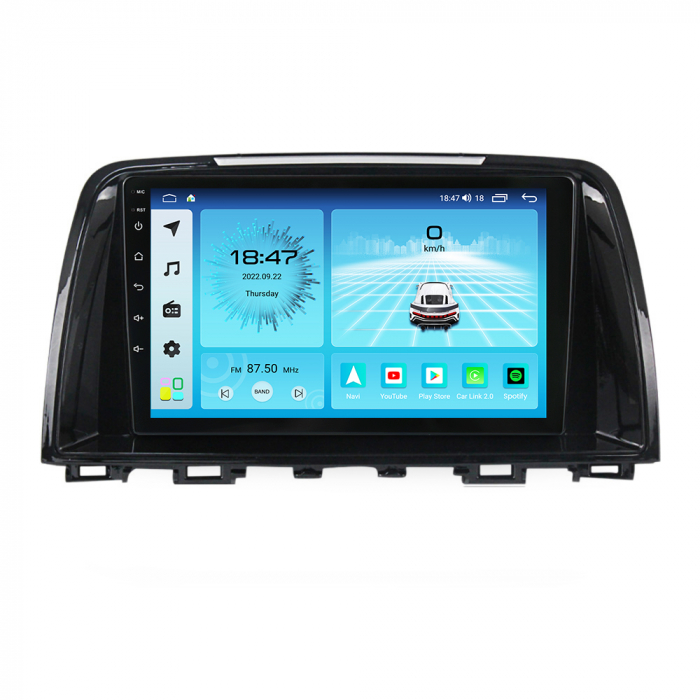 Navigatie Mazda CX5 din 2011-2017, NAVIGPS, Rezolutie 2K, Display QLED 9.5 inch, 4GB RAM si 64GB ROM, Android, Procesor Octacore, Slot sim 4G, Sunet DSP, Wireless Carplay si Android Auto, Camera Marsa [2]