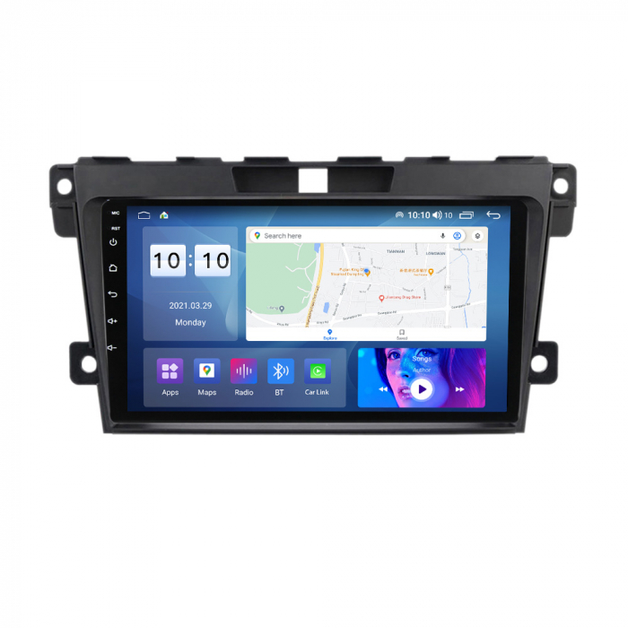 Navigatie Mazda CX7 din 2008-2015 , Android 14 , 4GB RAM , Procesor Quad Core , Wireless Carplay si Android auto , Display HD Touchscreen, Wi-Fi , Bluetooth, USB [1]