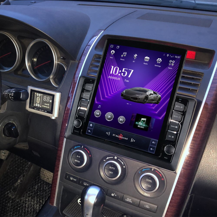 Navigatie Mazda CX9 din 2006 - 2016, Ecran TESLA 9.7 inch, 4 GB RAM si 64 GB ROM, Slot Sim 4G, Procesor Octa Core, Carplay integrat, Procesor Sunet Digital DSP, Android, Aplicatii, Usb, Wi Fi, Bluetoo [2]