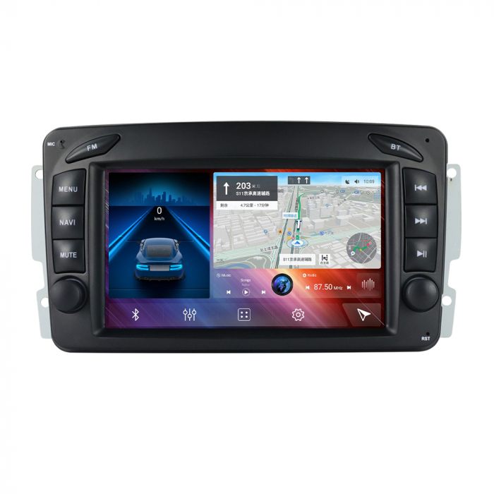 Navigatie Mercedes C Clas W203 W209 Vito Viano Vaneo CLK, 4GB RAM si 64GB ROM , Wireless Carplay si Android Auto, [4]