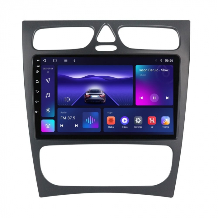 Navigatie Mercedes C Class W203 W209 Facelift din 2004-2011 Android 14 , 4GB RAM , Procesor Quad Core , Wireless Carplay si Android auto , Display HD Touchscreen, Wi-Fi , Bluetooth, USB [1]