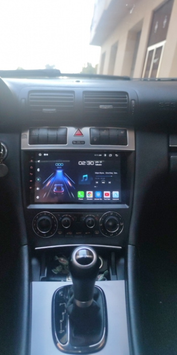 Navigatie Mercedes C Class W203 W209 Facelift din 2004-2011, NAVIGPS, Android 14, Wireless Carplay si Android Auto, 2GB RAM si 32GB ROM, Display IPS 9 inch, Camera Marsarier, Internet, Aplicatii, Wi F [4]