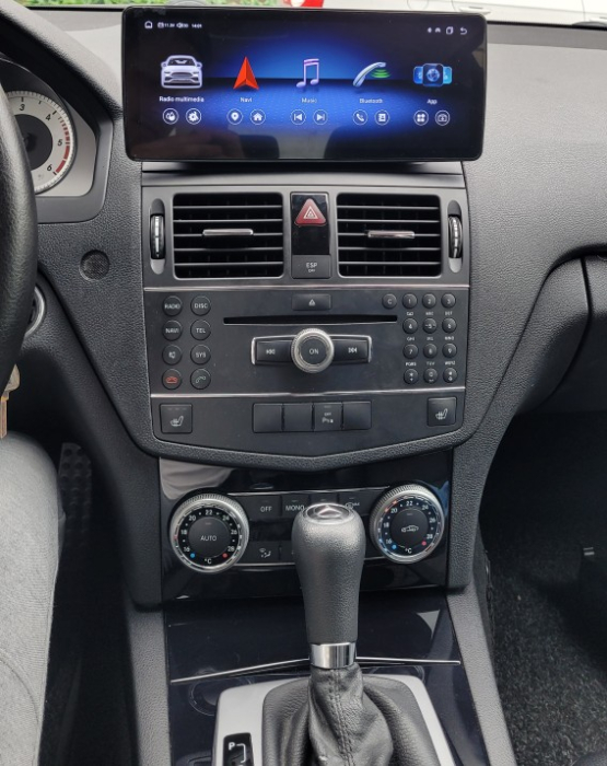 Navigatie Mercedes C Class W204 ( 2006 - 2013 ) 6 GB RAM si 64 GB ROM, Slot Sim 4G, Procesor Octa Core, Carplay, Sunet DSP, Android, Aplicatii, Usb, Wi Fi, Bluetooth [3]