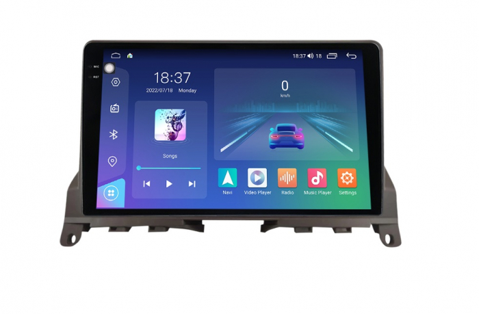 Navigatie Mercedes C Class W204 din 2006-2012, Rezolutie 2K, Display QLED 9.5 inch, 4GB RAM si 64GB ROM, Android, Procesor Octacore, Slot sim 4G, Sunet DSP, Wireless Carplay si Android Auto, Camera Ma [1]