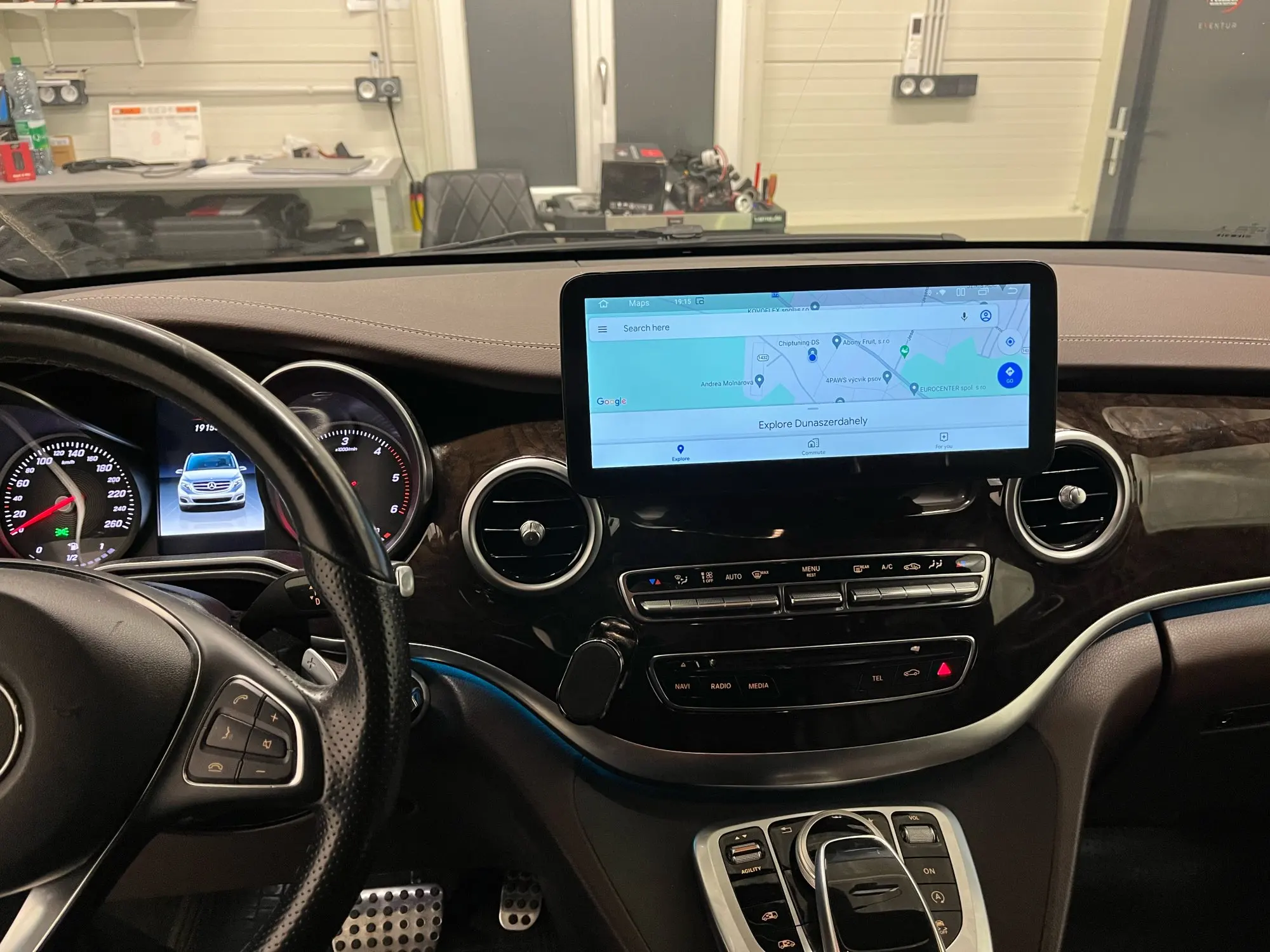 Navigatie Mercedes CLA GLA A CLASS din 2015-2018 Display 12.5 inch Full HD Bluray 8GB RAM [2]