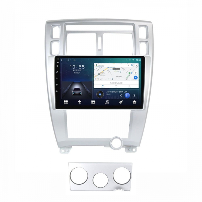 Navigatie Mercedes Clasa C W203 Facelift si CLC din 2004 - 2011 Android 14 , 4GB RAM , Procesor Quad Core , Wireless Carplay si Android auto , Display HD Touchscreen, Wi-Fi , Bluetooth, USB [2]