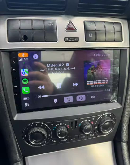 Navigatie Mercedes Clasa C W203 Facelift si CLC din 2004 - 2011 Android 15 , 4GB RAM , Procesor Quad Core , Wireless Carplay si Android auto , Display HD Touchscreen, Wi-Fi , Bluetooth, USB [6]