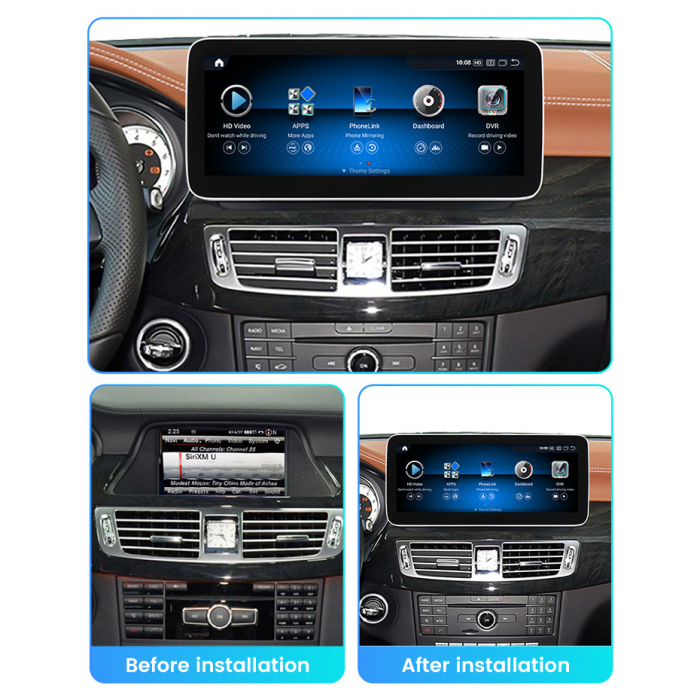 Navigatie Mercedes CLS W218 din 2011-2015 Display 12.5 inch 4GB RAM [2]