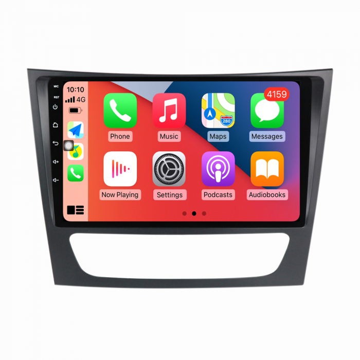 Navigatie Mercedes E Class W211 CLS W219 , Android 14, 2GB RAM si 32GB ROM, Display IPS 9 inch, Camera Marsarier, Internet, Aplicatii, Wi Fi, Usb, Bluetooth [2]