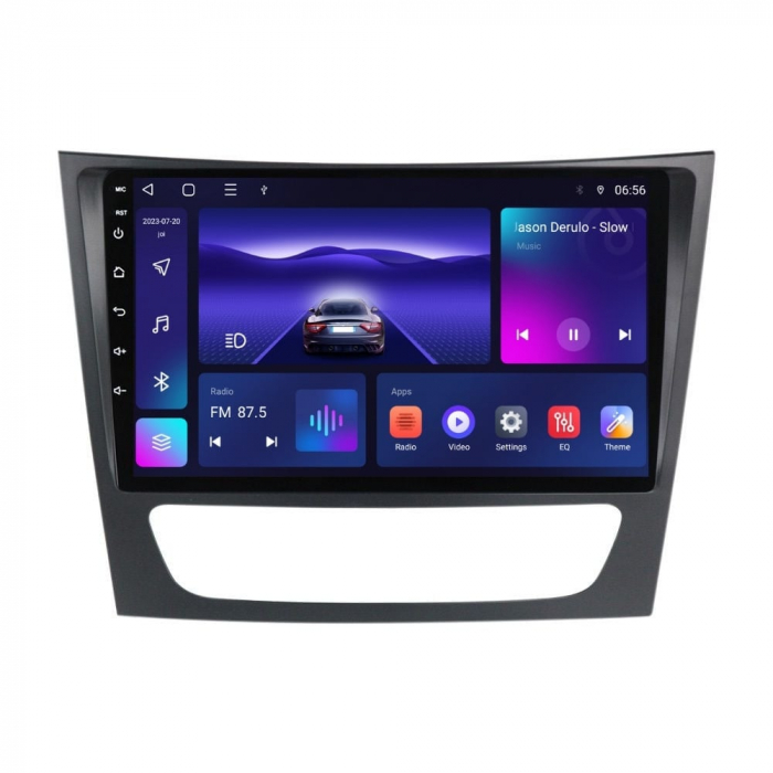 Navigatie Mercedes E Class W211 CLS W219 din 2002-2010 Android 14 , 4GB RAM , Procesor Quad Core , Wireless Carplay si Android auto , Display HD Touchscreen, Wi-Fi , Bluetooth, USB [1]
