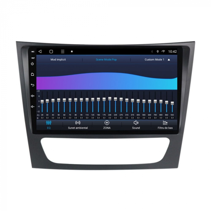 Navigatie Mercedes E Class W211 CLS W219 din 2002-2010 Android 14 , 4GB RAM , Procesor Quad Core , Wireless Carplay si Android auto , Display HD Touchscreen, Wi-Fi , Bluetooth, USB [4]