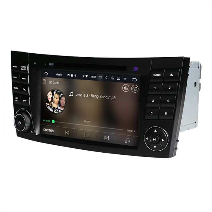 Navigatie Mercedes E Class W211 , CLS W219 , DVD PLAYER , Android 10 , 2GB RAM + 16GB ROM , Internet , 4G , Youtube , Waze , Wi Fi , Usb , Bluetooth , Mirrorlink [2]
