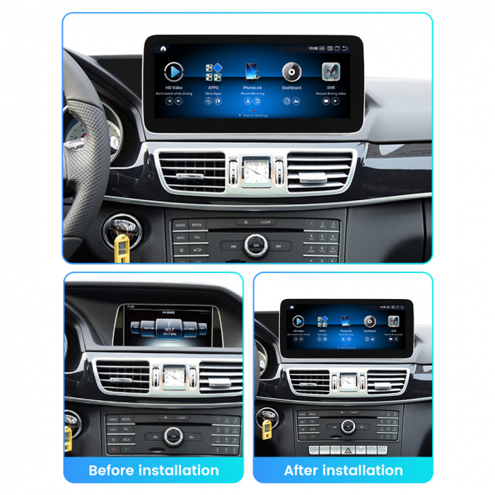 Navigatie Mercedes E Class W212 din 2009-2014 Display 12.5 inch 4GB RAM [3]