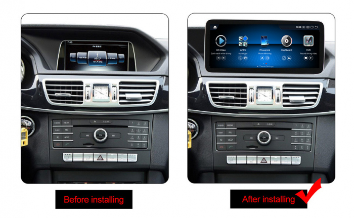 Navigatie Mercedes E Class W212 din 2009-2014 Display 12.5 inch 4GB RAM [2]