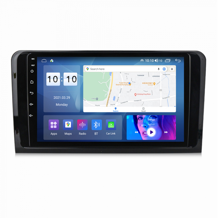 Navigatie Mercedes ML GL W164 din 2005-2012, Android 14, Wireless Carplay si Android Auto, 2GB RAM si 32GB ROM, Display IPS 9 inch, Camera Marsarier, Internet, Aplicatii, Wi Fi, Usb, Bluetooth [4]