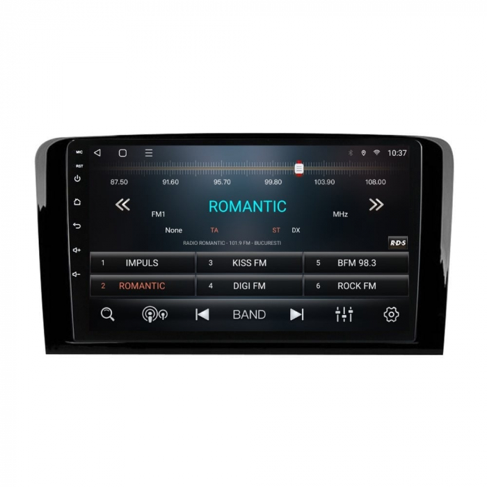 Navigatie Mercedes ML GL W164 din 2005-2012 Android 14 , 4GB RAM , Procesor Quad Core , Wireless Carplay si Android auto , Display HD Touchscreen, Wi-Fi , Bluetooth, USB [3]