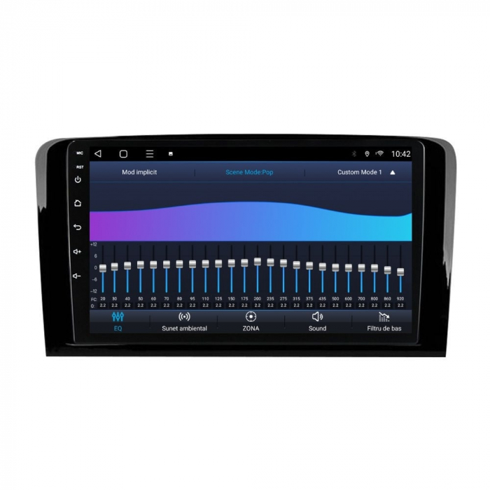 Navigatie Mercedes ML GL W164 din 2005-2012 Android 14 , 4GB RAM , Procesor Quad Core , Wireless Carplay si Android auto , Display HD Touchscreen, Wi-Fi , Bluetooth, USB [4]