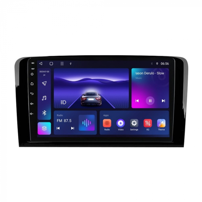 Navigatie Mercedes ML GL W164 din 2005-2012 Android 14 , 4GB RAM , Procesor Quad Core , Wireless Carplay si Android auto , Display HD Touchscreen, Wi-Fi , Bluetooth, USB [1]