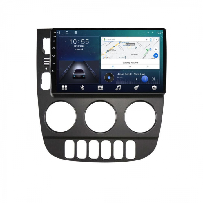 Navigatie Mercedes ML W163 din 1997-2005 Android 14 , 4GB RAM , Procesor Quad Core , Wireless Carplay si Android auto , Display HD Touchscreen, Wi-Fi , Bluetooth, USB [2]