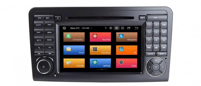 Navigatie Mercedes ML W164 GL X164 ( 2005 - 2012) , DVD PLAYER , Android 10 , 2GB RAM + 16GB ROM , Internet , 4G , Aplicatii , Waze , Wi Fi , Usb , Bluetooth , Mirrorlink [3]