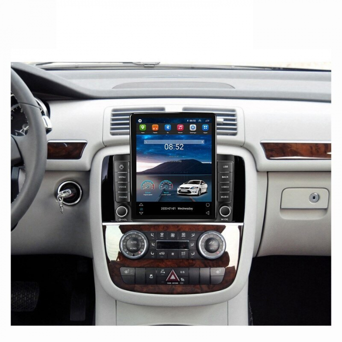 Navigatie Mercedes R Class W251 din 2005-2017, Display TESLA 9.5 inch, 2GB RAM si 32GB ROM, Wireless Carplay si Android Auto, Procesor Octacore, Slot sim 4G, Sunet DSP, Camera Marsarier, Bluetooth, US [3]