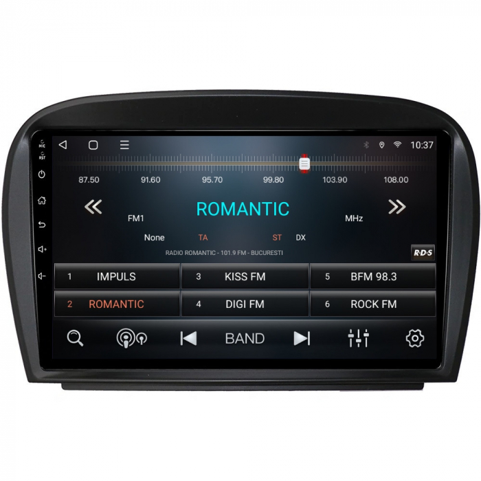 Navigatie Mercedes SL R230 SL350 SL500 SL55 SL600 SL65 din 2001-2011 Android 14 , 4GB RAM , Procesor Quad Core , Wireless Carplay si Android auto , Display HD Touchscreen, Wi-Fi , Bluetooth, USB [3]