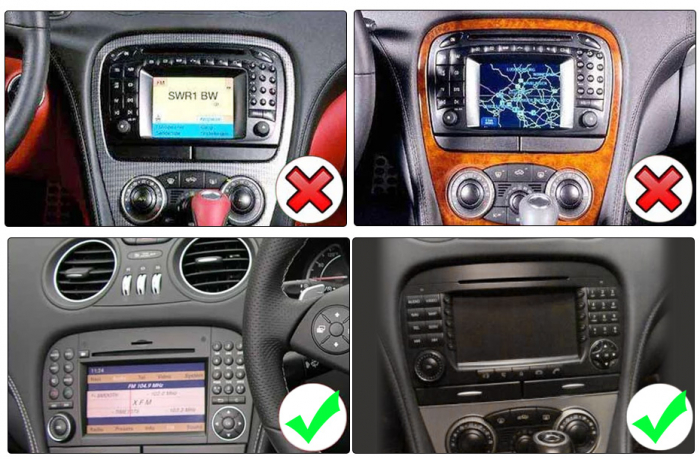 Navigatie Mercedes SL R230 SL350 SL500 SL55 SL600 SL65 din 2001 - 2011, Ecran TESLA 9.7 inch, 8 GB RAM si 128 GB ROM, Android 15, Slot Sim 4G, Procesor Octa Core, Carplay Wireless si Android auto, Pro [3]