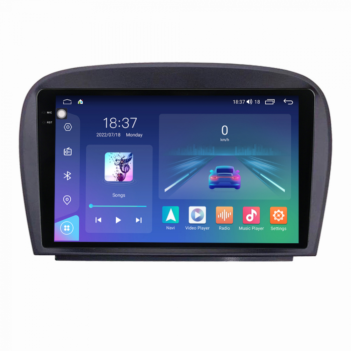 Navigatie Mercedes SL R230 SL350 SL500 SL55 SL600 SL65 din 2001-2011, Rezolutie 2K, Ecran QLED 9.5 inch, 8GB RAM si 128GB ROM, Android, Procesor Octacore [1]