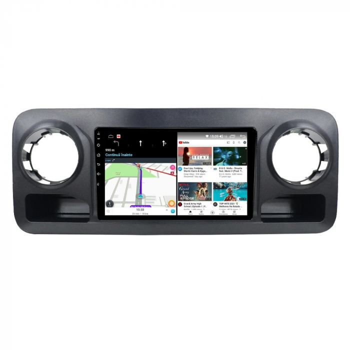 Navigatie MERCEDES SPRINTER 2018 - 2024  Android 14 , 4GB RAM , Procesor Quad Core , Wireless Carplay si Android auto , Display HD Touchscreen, Wi-Fi , Bluetooth, USB [4]