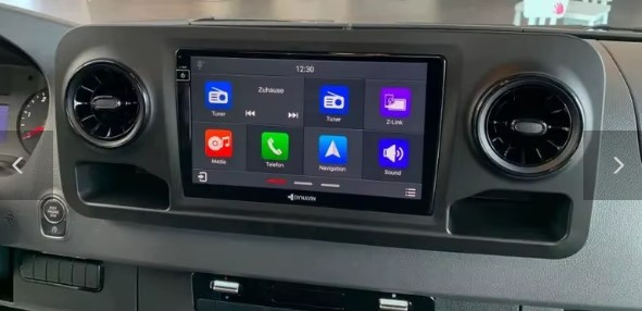 Navigatie MERCEDES SPRINTER 2018 - 2024 , Rezolutie 2K, Ecran QLED 9.5 inch, 8GB RAM si 128GB ROM, Android, Procesor Octacore, Slot sim 4G, Sunet DSP, Wireless Carplay [8]